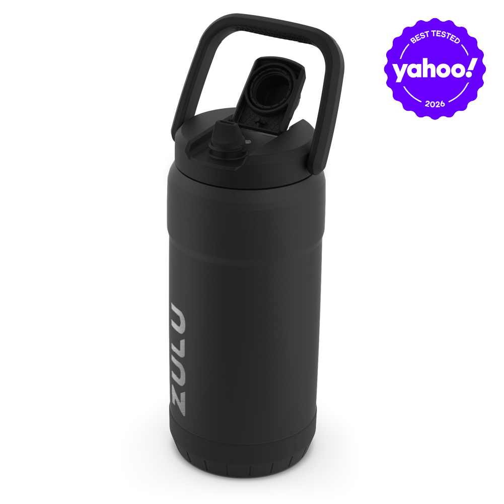 goals-mammoth-101oz-stainless-steel-bottle-y9 493-1019-400_Zulu_SS_Goals_Mammoth_101oz_Straw_Process_Black_C_High_Angle_YahooLogo.png